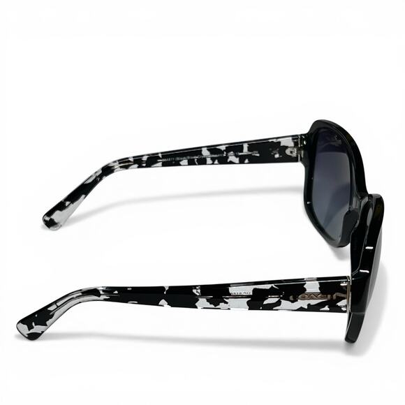 NIB Coach HC8166 (L154) Gisele Women’s Butterfly Sunglasses Black Crystal Mosaic - Picture 5 of 9